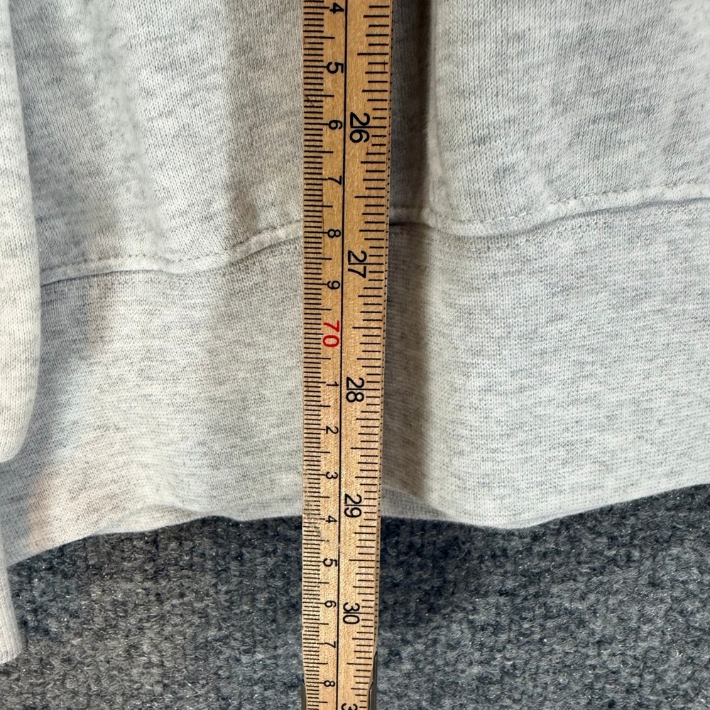 The Bar Ember Sweatshirt Womens Large Gray Brown Corduroy Elbow Patches RARE NEW - Picture 3 of 10